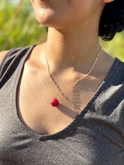 Beet Necklace