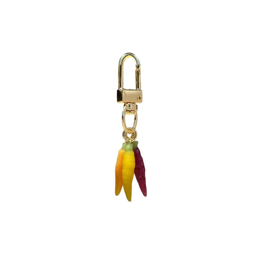 Carrot Bunch Key Charm