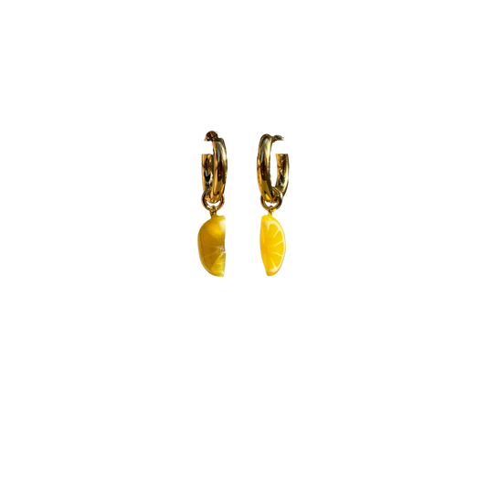 Lemon Slice Earrings