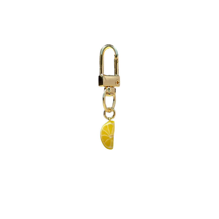 Lemon Slice Key Charm