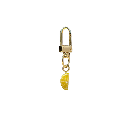 Lemon Slice Key Charm