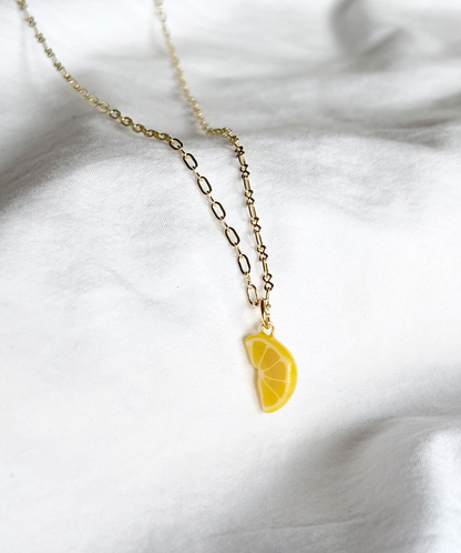 Lemon Slice Necklace