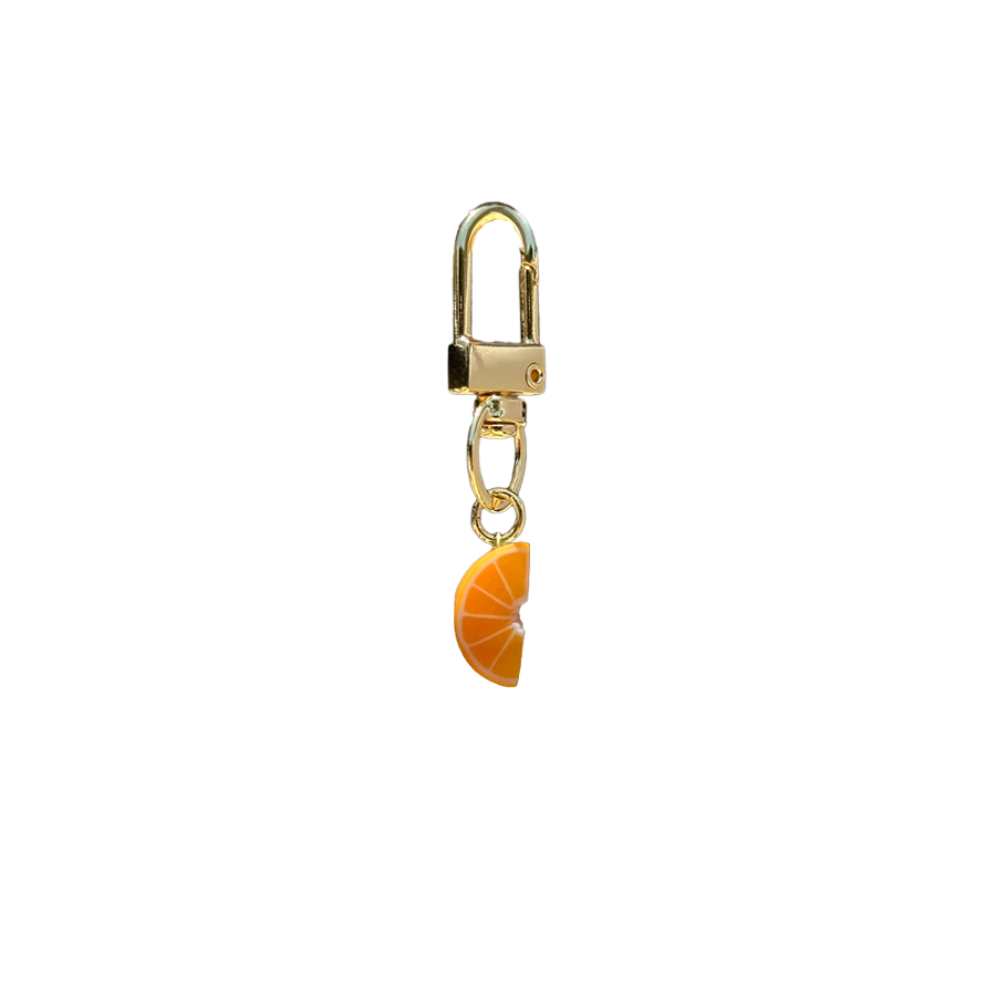 Orange Slice Key Charm