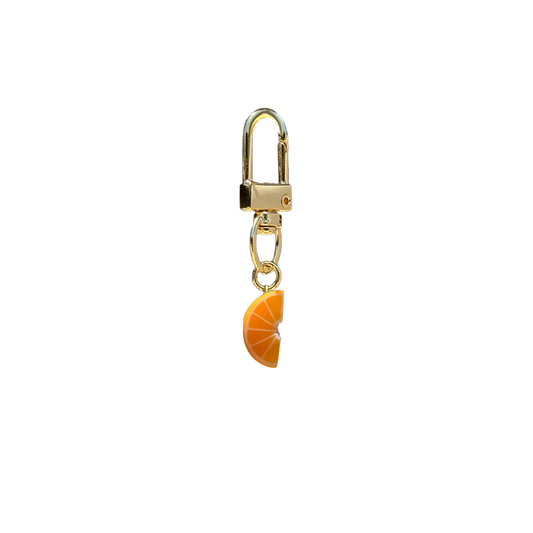 Orange Slice Key Charm