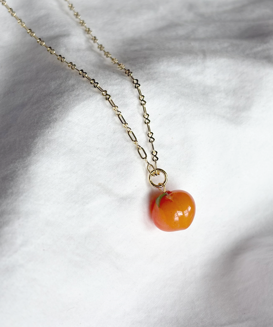 Peach Necklace