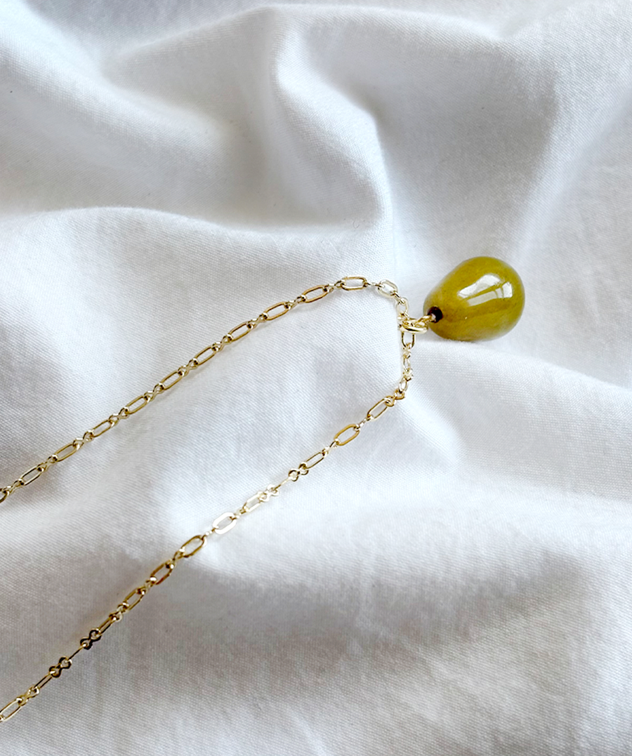 Pear Necklace