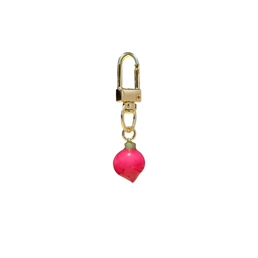 Radish Key Charm