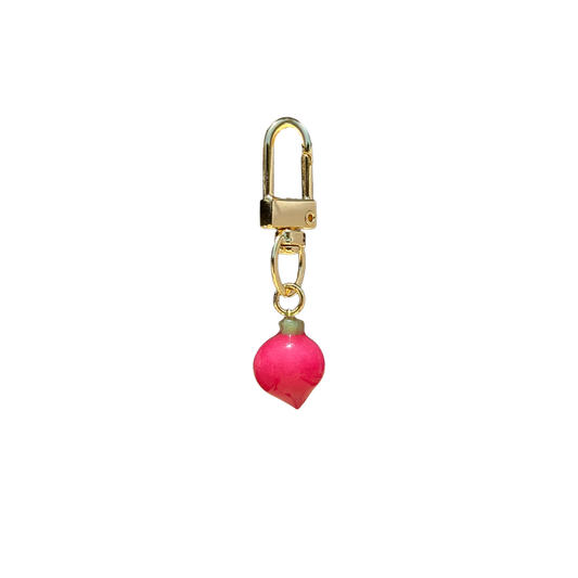 Radish Key Charm