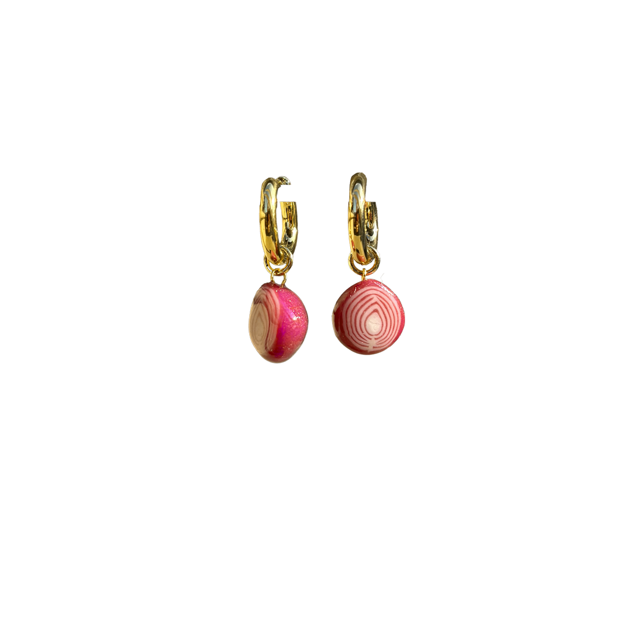 Red Onion Earrings