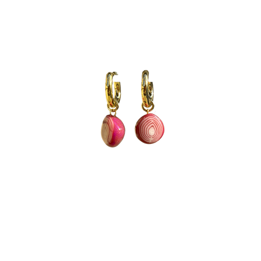 Red Onion Earrings
