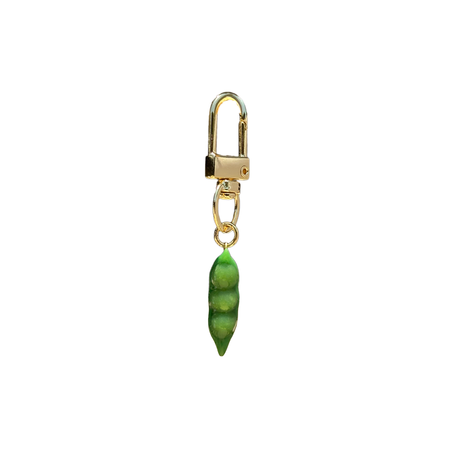 Snap Pea Key Charm