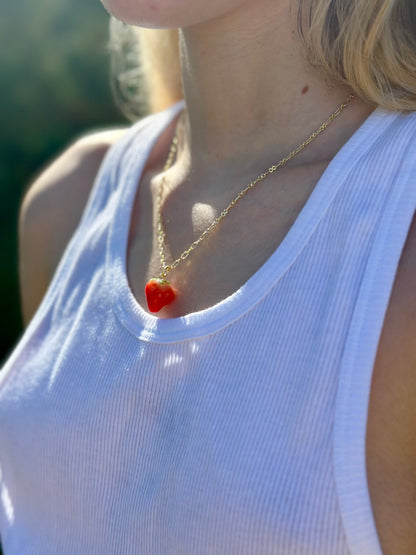 Strawberry Necklace
